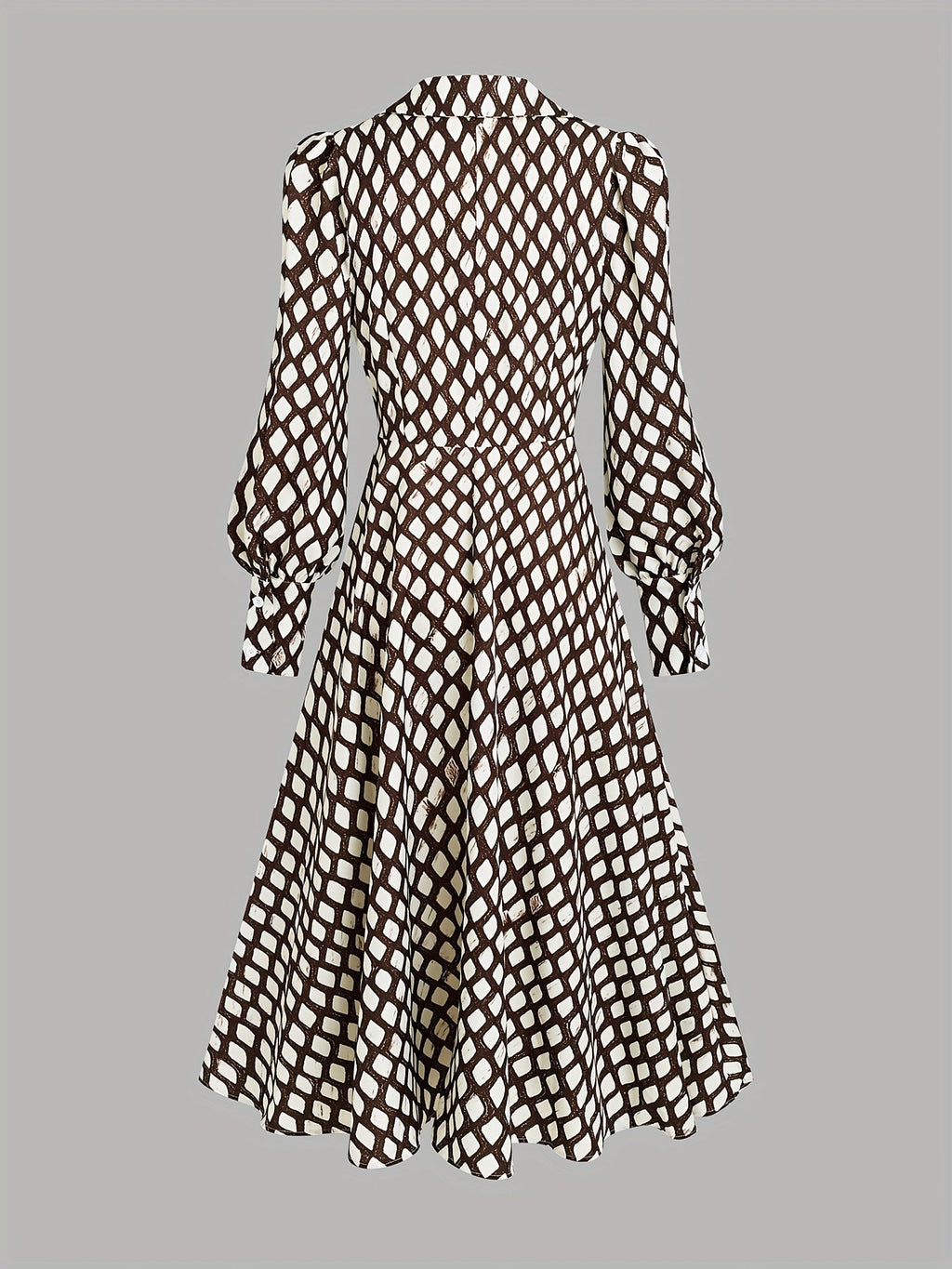Joy | Vintage Print Midi Dress | Classic and Effortless