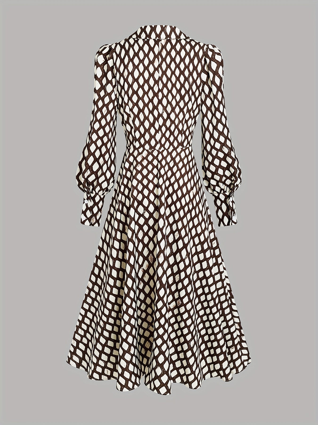 Joy | Vintage Print Midi Dress | Classic and Effortless