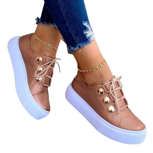 Greta | Elegant and Colourful Women’s Leather Trainers | Stylish Comfort with a Vibrant Edge