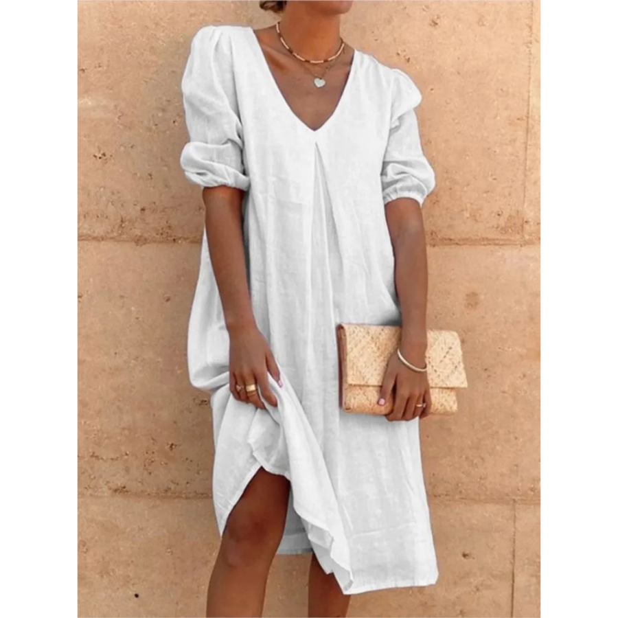 Ione | Casual Women’s Midi Dress | Effortless and Everyday Chic
