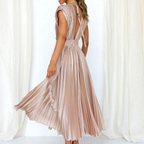 Hollis | Women’s Modern V-Neck Dress | Effortless Elegance with a Contemporary Feel