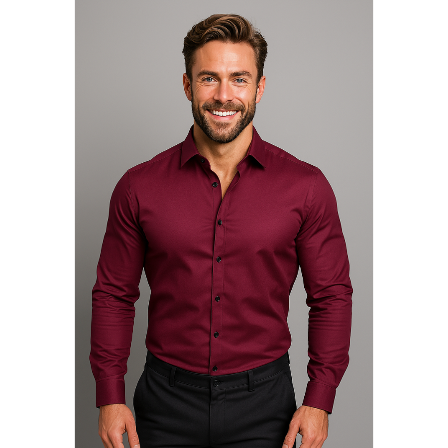 Pavel | Men’s Long-Sleeved Shirt | Structured and Effortless