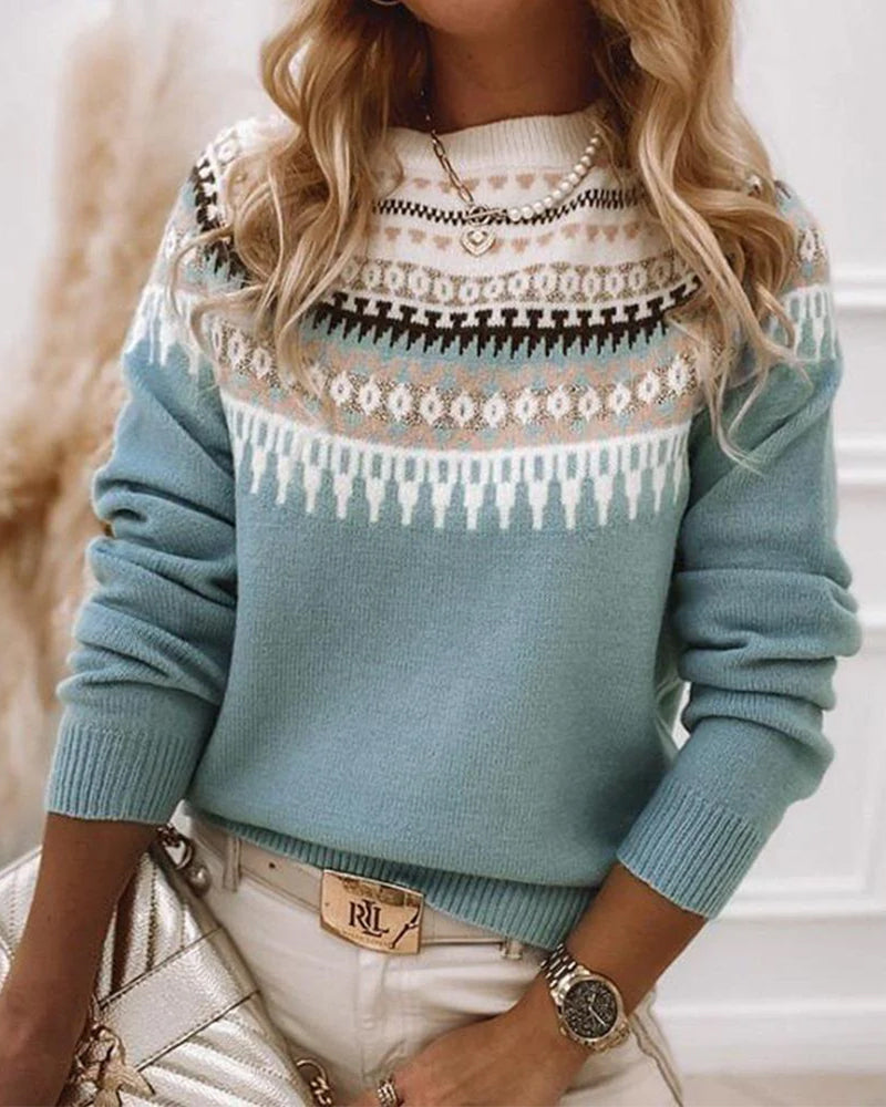 Olivia | Women's Knit Sweater, Soft Wool Blend Winter Pullover for Casual Wear