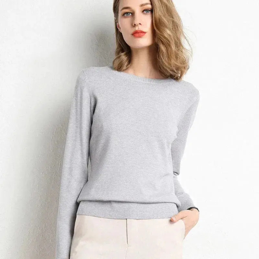 Lucy | Women’s Classic Cashmere Sweater | Timeless Comfort and Luxury