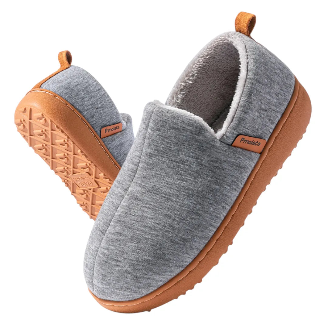 Sienna | Women's Cushioned Fleece-Lined Slippers, Hard Sole Winter House Shoes