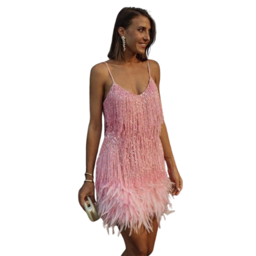 Isolde | Women’s Sequin Cocktail Dress | Elegant Evening Glamour