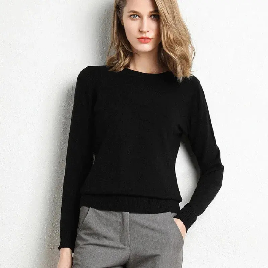 Lucy | Women’s Classic Cashmere Sweater | Timeless Comfort and Luxury