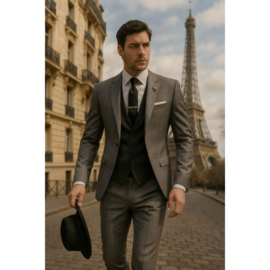 Juhani | Slim Fit Three-Piece Suit | Sharp and Refined