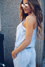 Elvira | Women’s Modern Tencel Denim Jumpsuit | Soft and Sustainable Chic