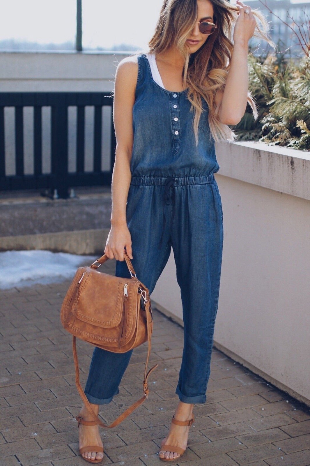 Elvira | Women’s Modern Tencel Denim Jumpsuit | Soft and Sustainable Chic