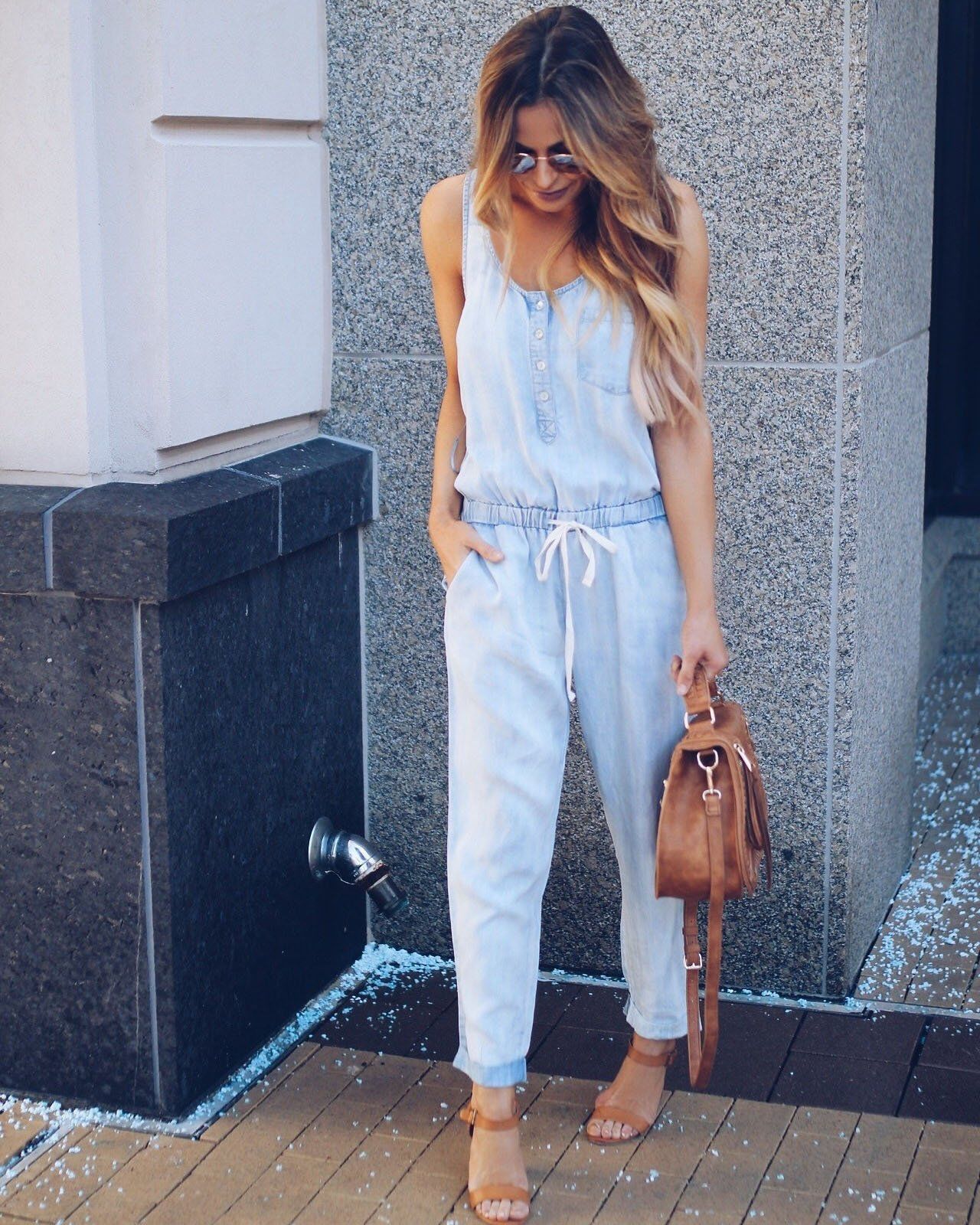 Elvira | Women’s Modern Tencel Denim Jumpsuit | Soft and Sustainable Chic