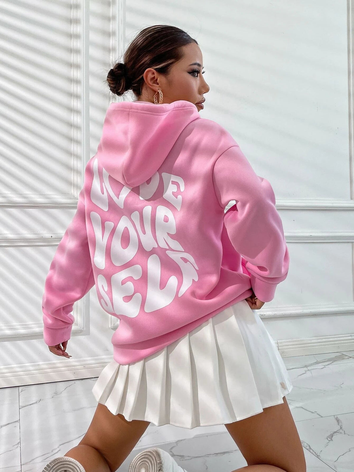 Martina | Women's Hooded Sweatshirt, Soft Fleece Pullover