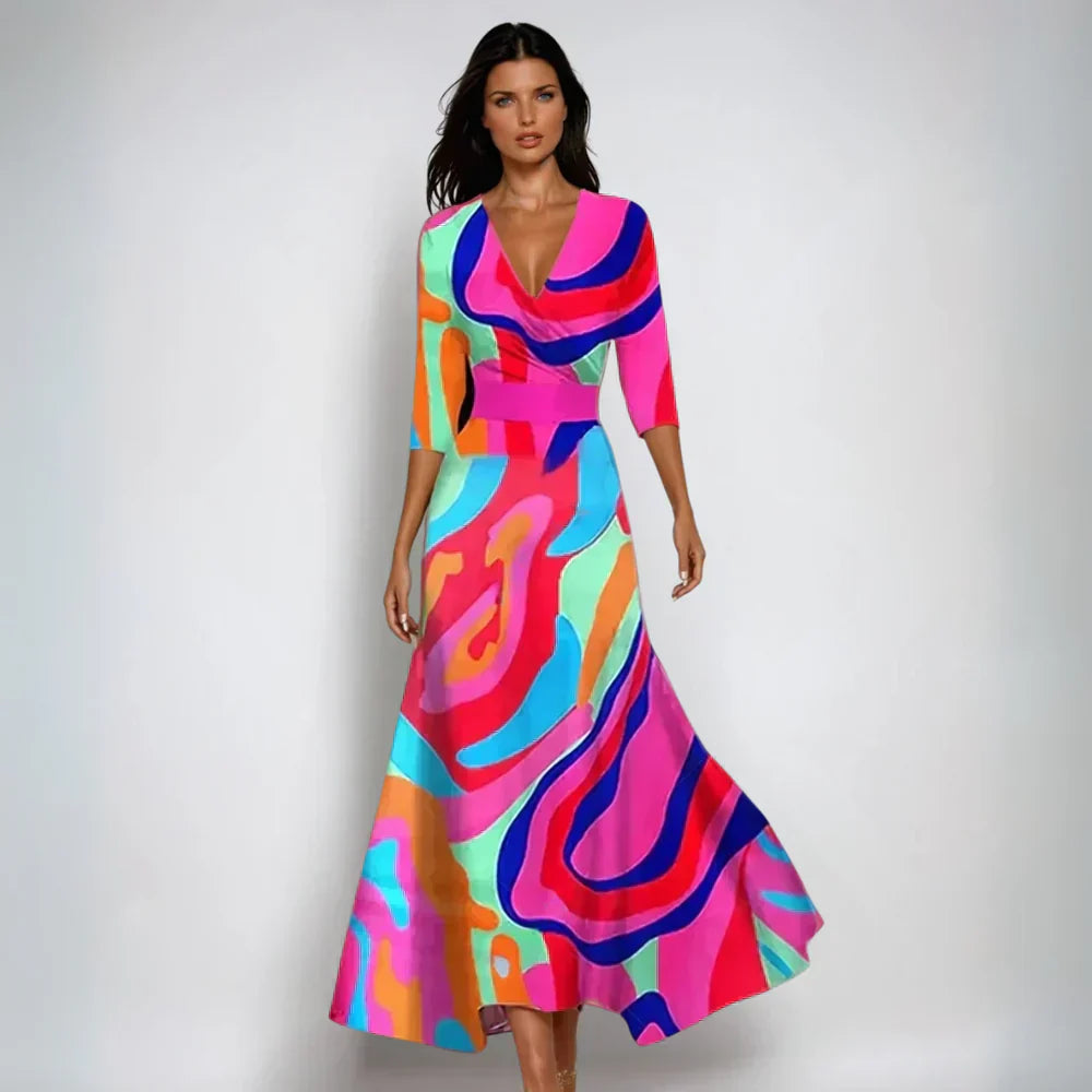 Hana | Floral Maxi Dress | Graceful and Feminine