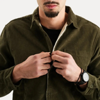 Ethan | Corduroy Long Sleeve Shirt for Men | Casual and Refined