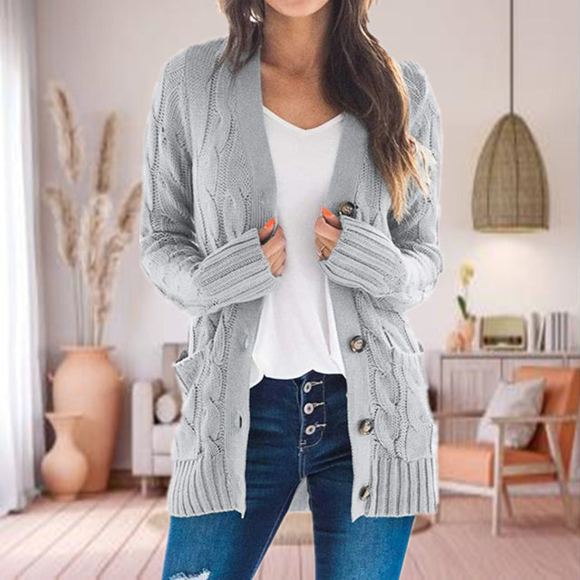 Harper | Women's Casual Knit Cardigan, Soft Winter Layer for Everyday Wear