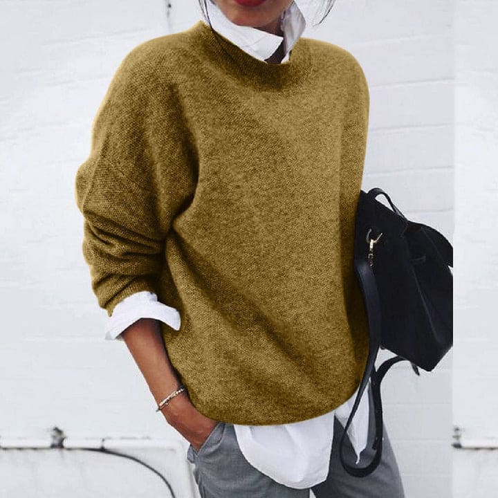 Camila | Women's Cashmere Sweater, Soft Luxury Winter Knit Pullover for Casual Wear