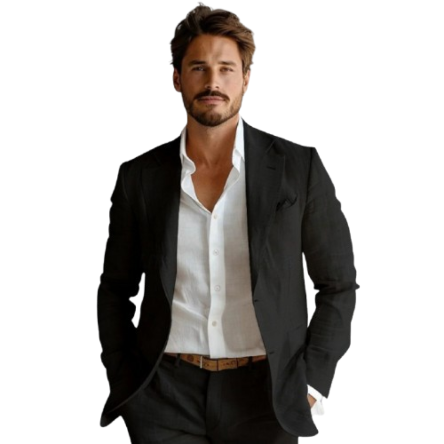 Mihai | Men’s Linen Summer Blazer | Light and Refined