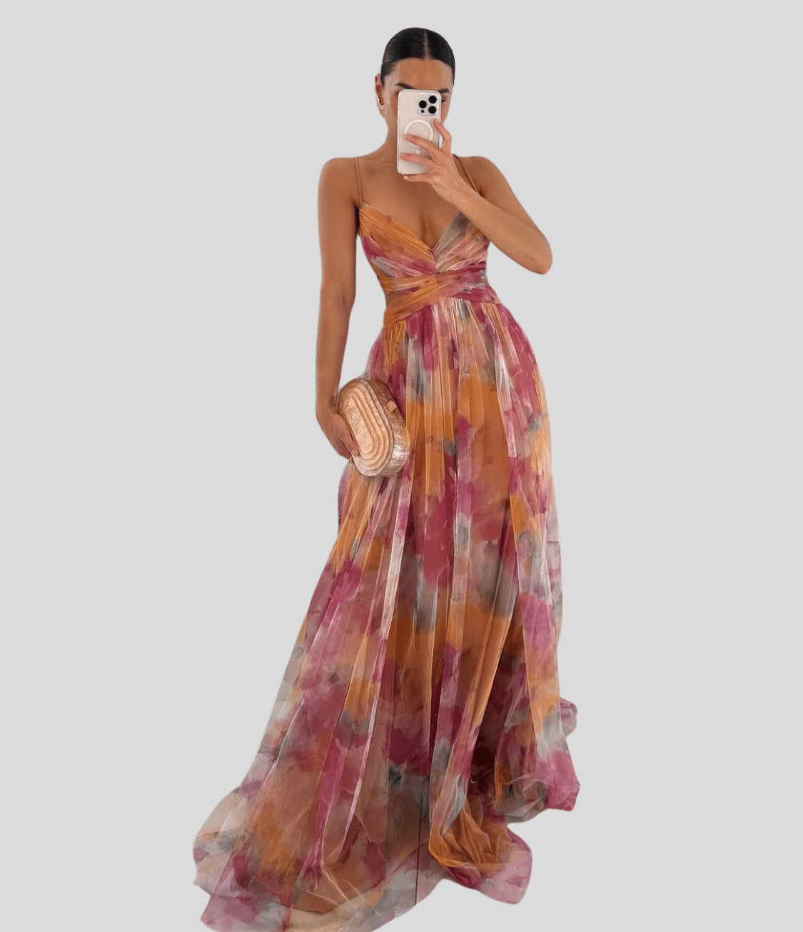 Hilda | Charming Floral Maxi Dress | Romantic Print & Effortless Femininity