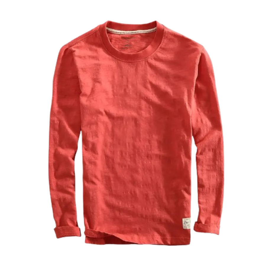 Alessio | Cotton Long Sleeve Shirt for Men | Clean and Versatile