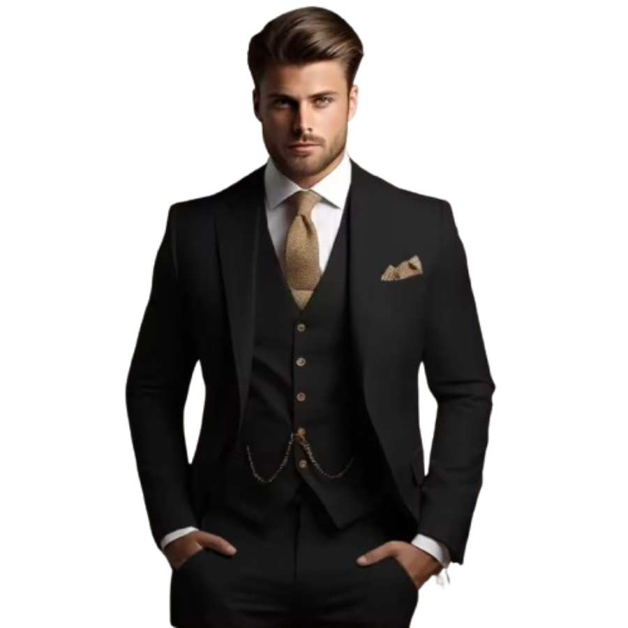 Giulio | Three-Piece Wedding Suit | Slim and Refined