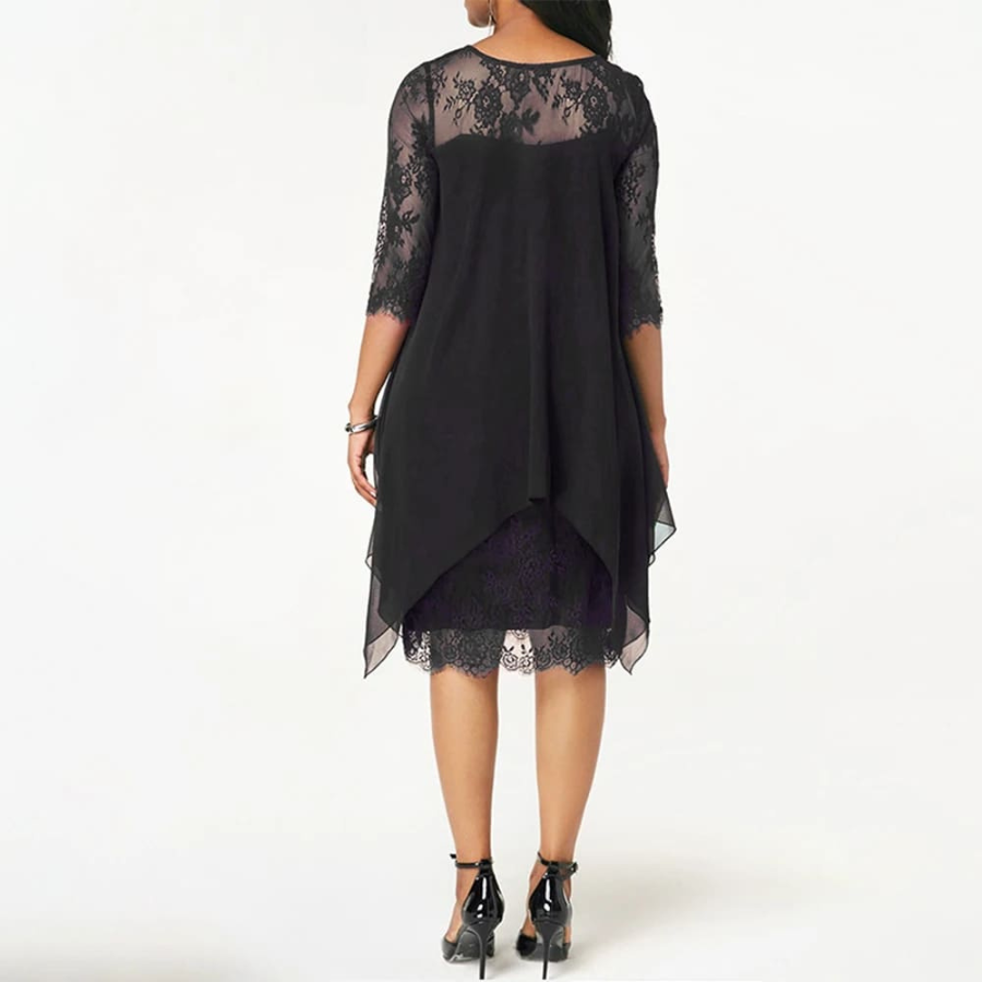 Ainsley | Elegant Midi Dress | Graceful Style