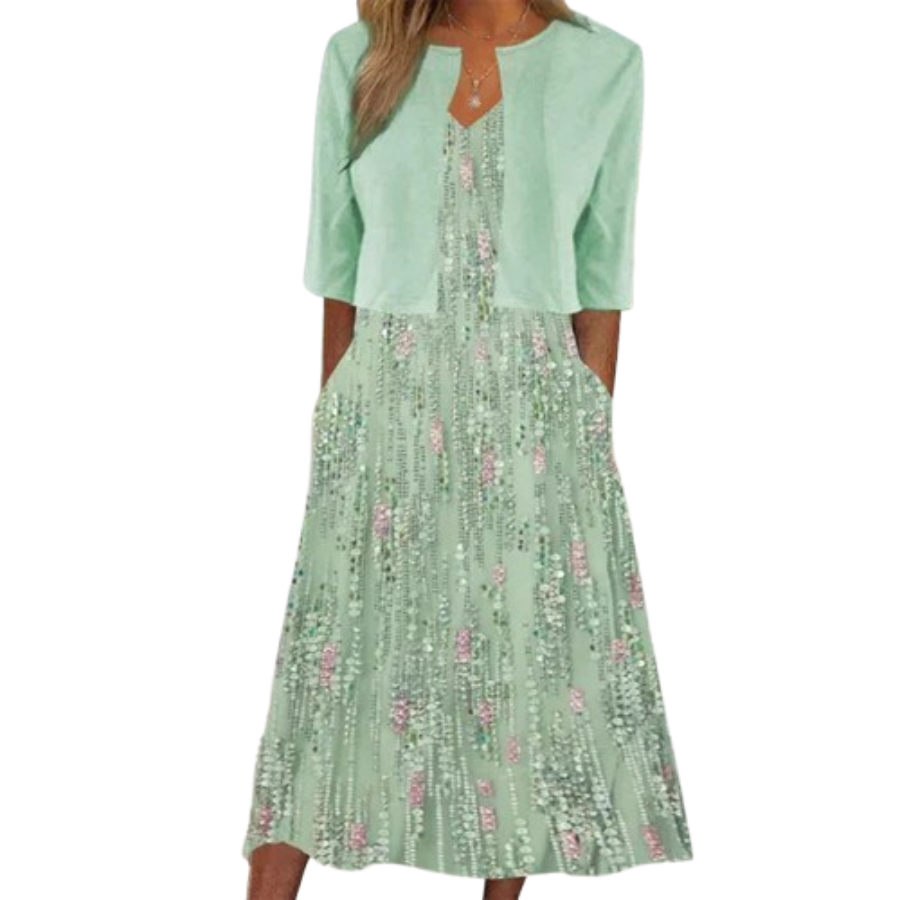 Harlow | Printed Sleeveless Summer Mini Dress | Light