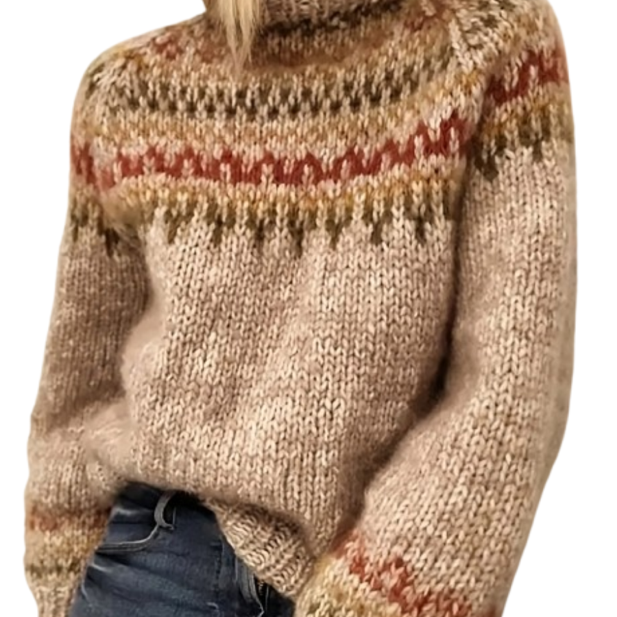 Luna | Cosy Turtleneck Jumper | Icelandic Wool Warmth