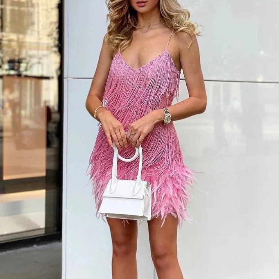 Isolde | Women’s Sequin Cocktail Dress | Elegant Evening Glamour