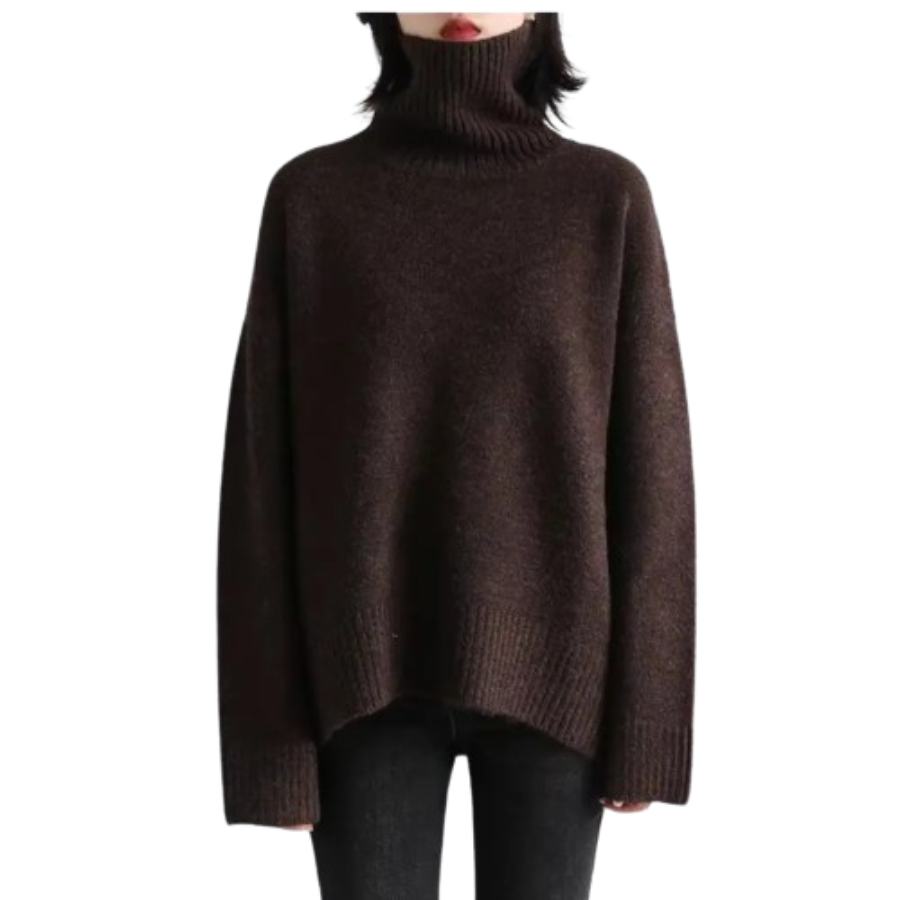 Ella | Women’s Loose Fit Turtleneck Sweater | Relaxed Comfort with Effortless Style