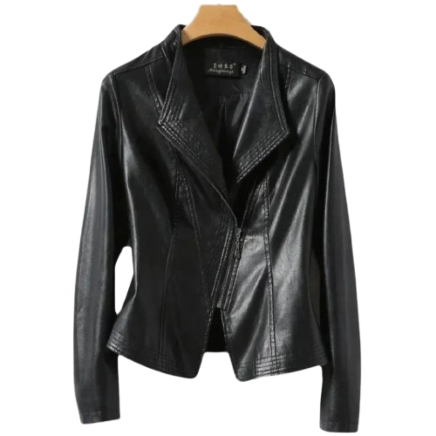 Arabella | Leather Moto Jacket | Edgy Style with Timeless Confidence