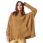 Juliet | Oversized Waffle-Knit Hoodie | Relaxed Warmth with Textured Style