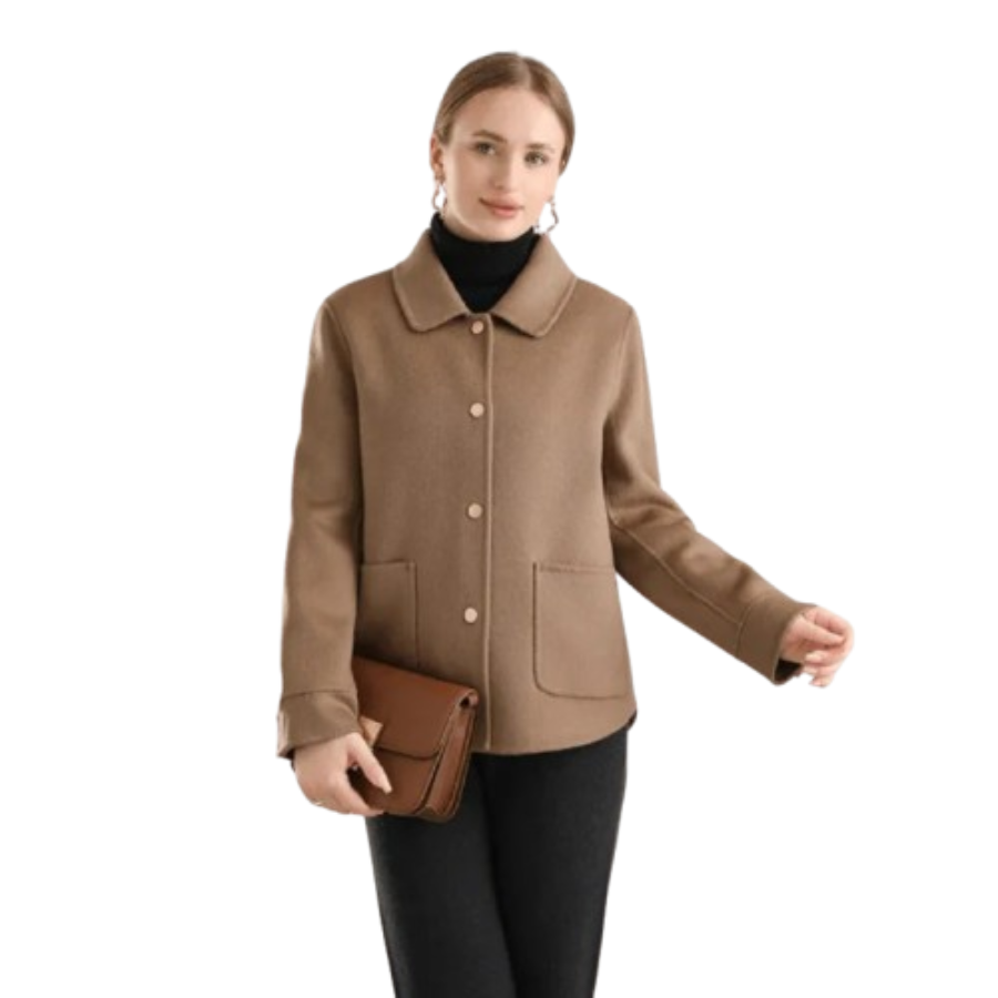 Tansy | Double-Sided Wool Coat | Reversible Warmth with Refined Style