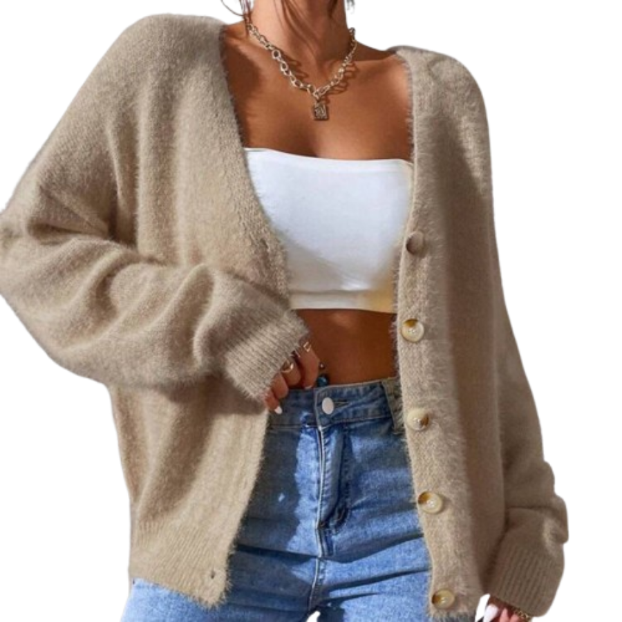 Alina | Luxe Mink Cardigan | Soft and Timeless
