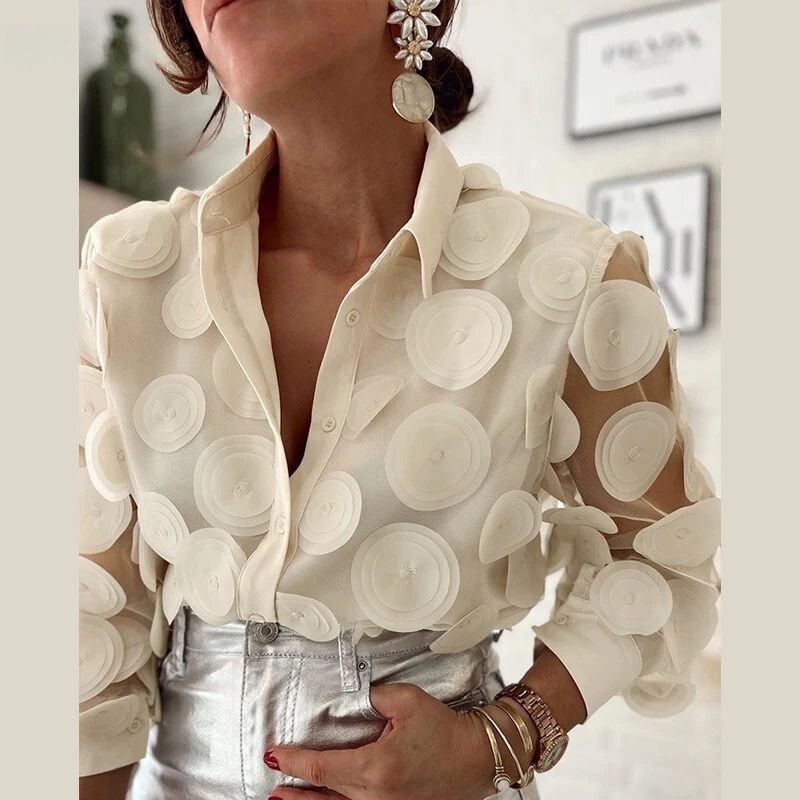Lucia | Women's Stylish Collar Blouse | Classic Elegance and Everyday Comfort