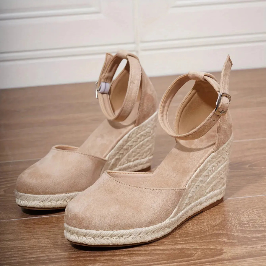 Anneliese | Espadrille Closed-Toe Wedge | Effortless Summer Style with Elevated Comfort