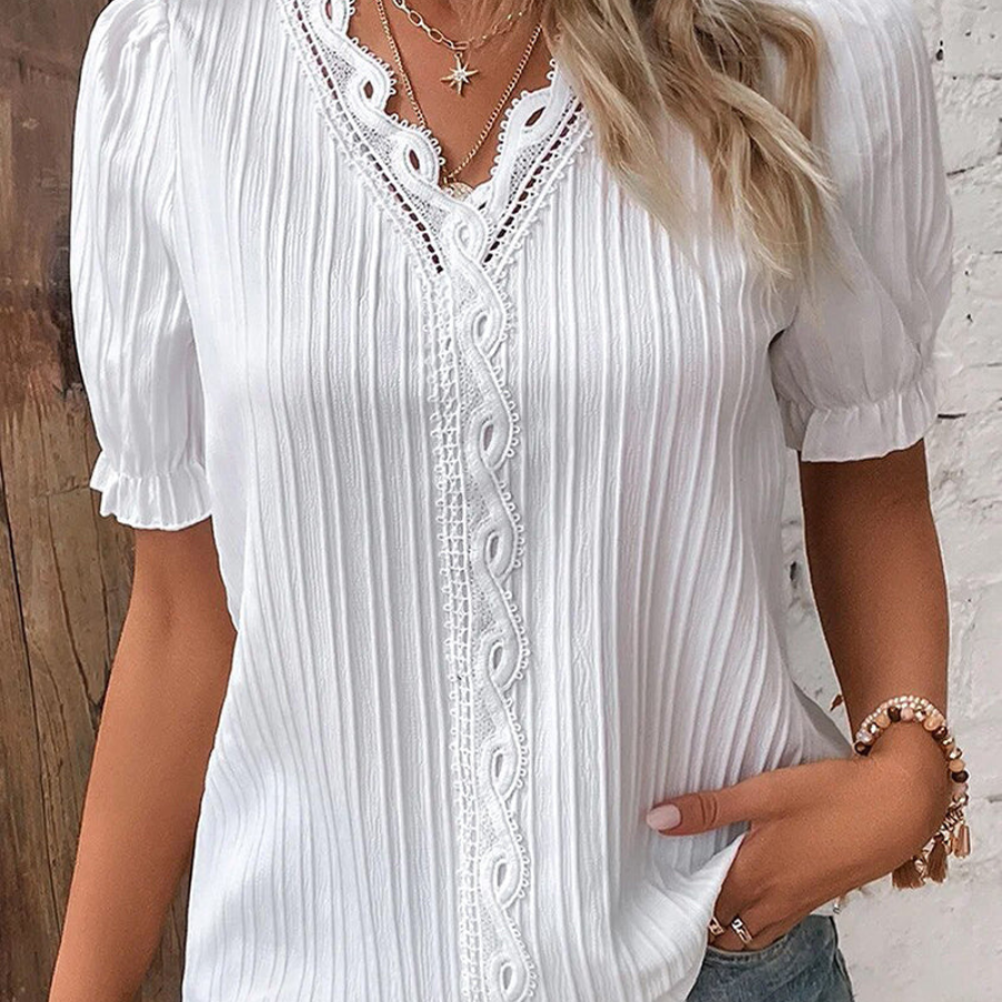 Jade | Elegant Summer Blouse for Women | Light, Refined, and Effortlessly Chic