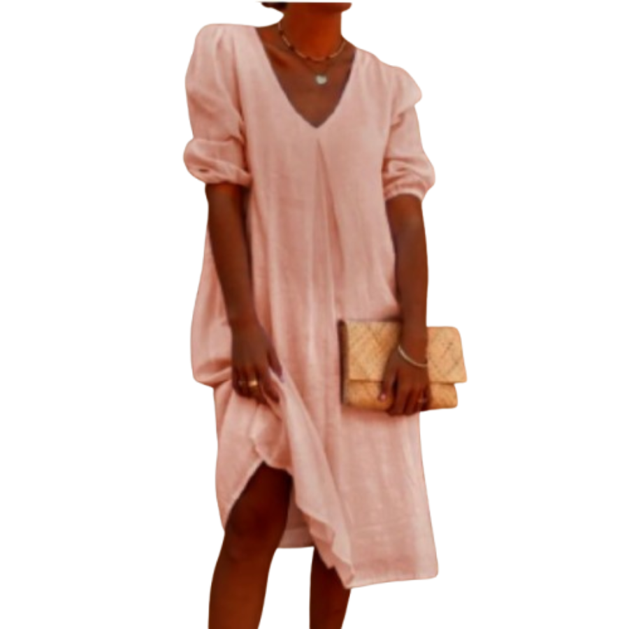 Ione | Casual Women’s Midi Dress | Effortless and Everyday Chic