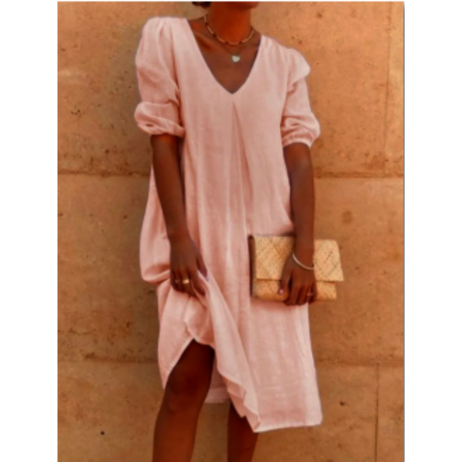 Pandora | Modern Casual Women’s Midi Dress | Effortless Style