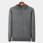 Marcel | Wool Polo Collar Jumper | Classic and Refined