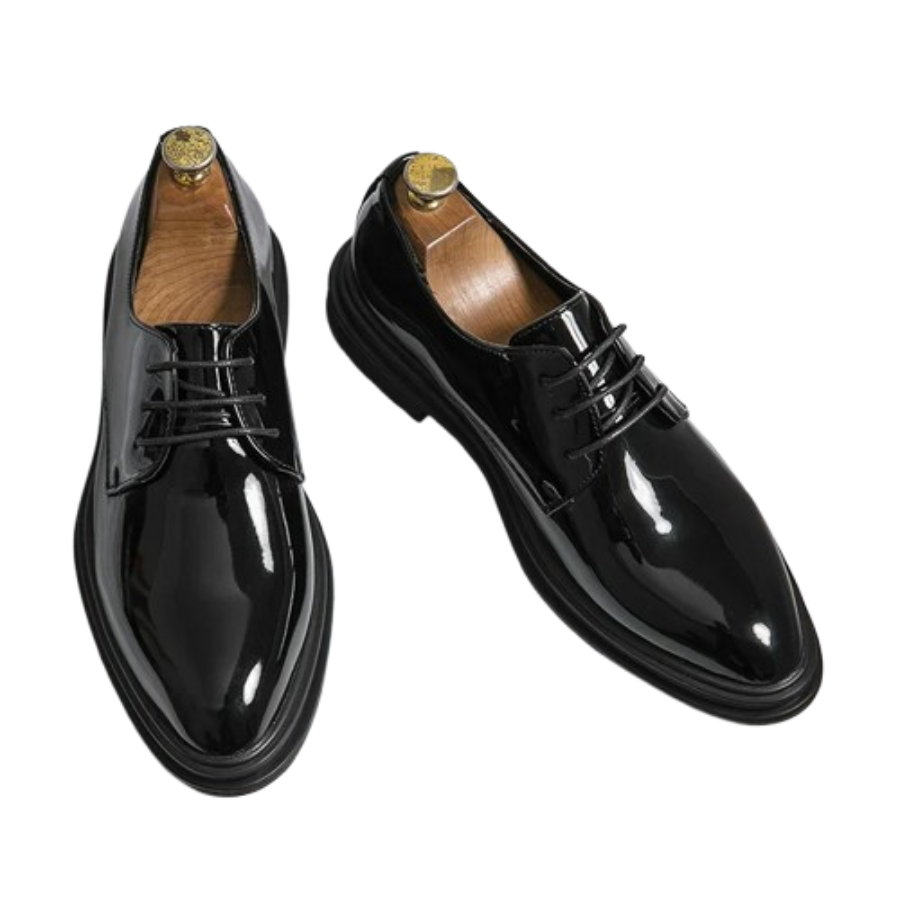 Marco | Patent Leather Derby Shoes | Polished and Sophisticated