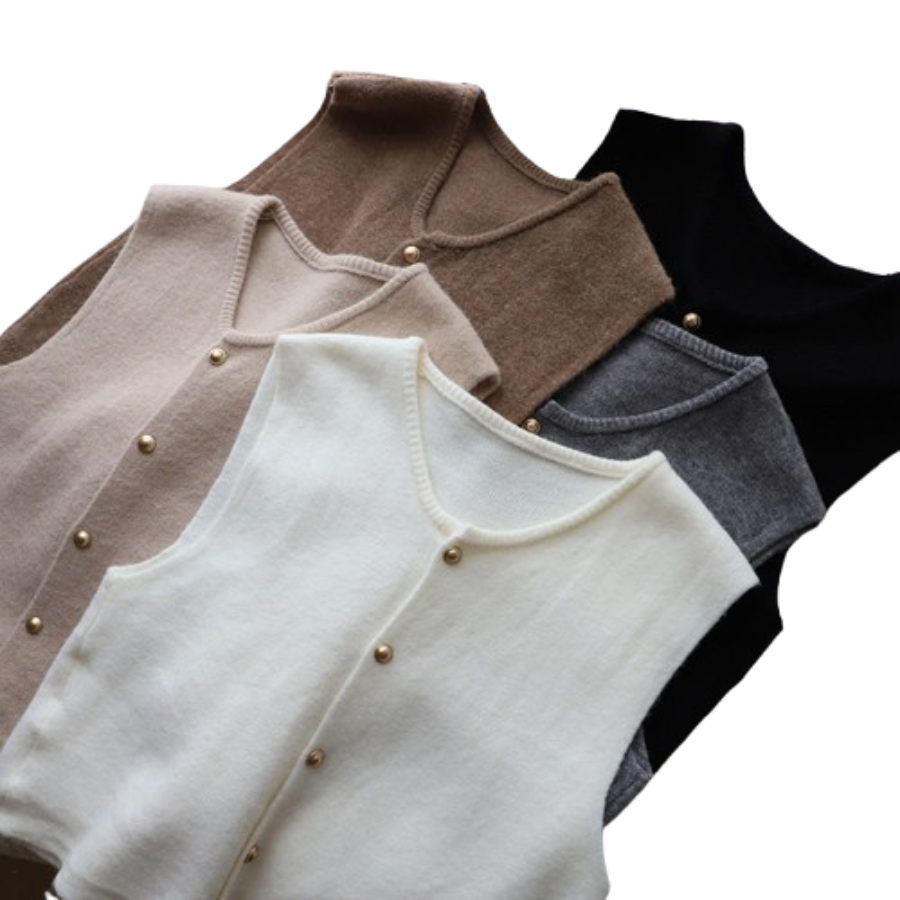 Alessia | Soft Knit Vest | Light and Versatile