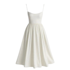 Liza | Spaghetti Strap Midi Dress | Effortless and Feminine