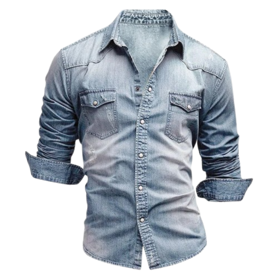 Mihai | Willow Miami Denim Shirt | Relaxed and Modern