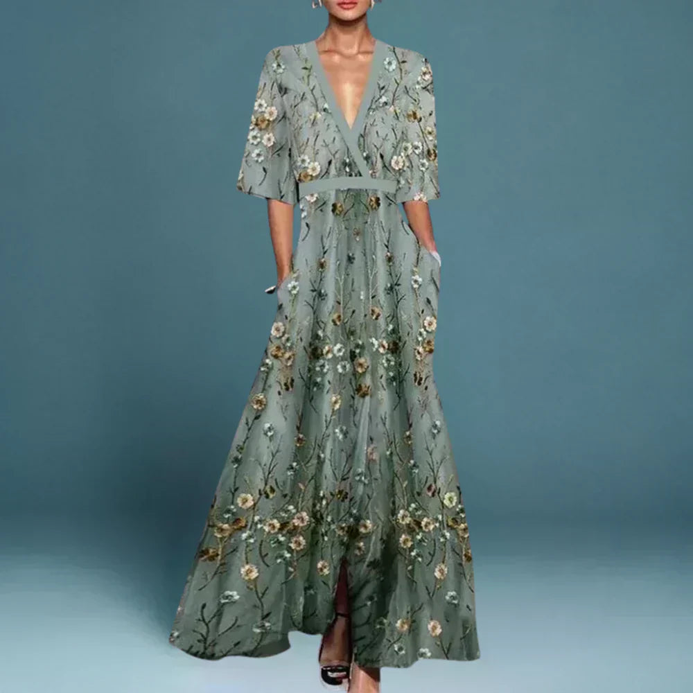 Charlotte | Floral Evening Dress | Elegant and Timeless