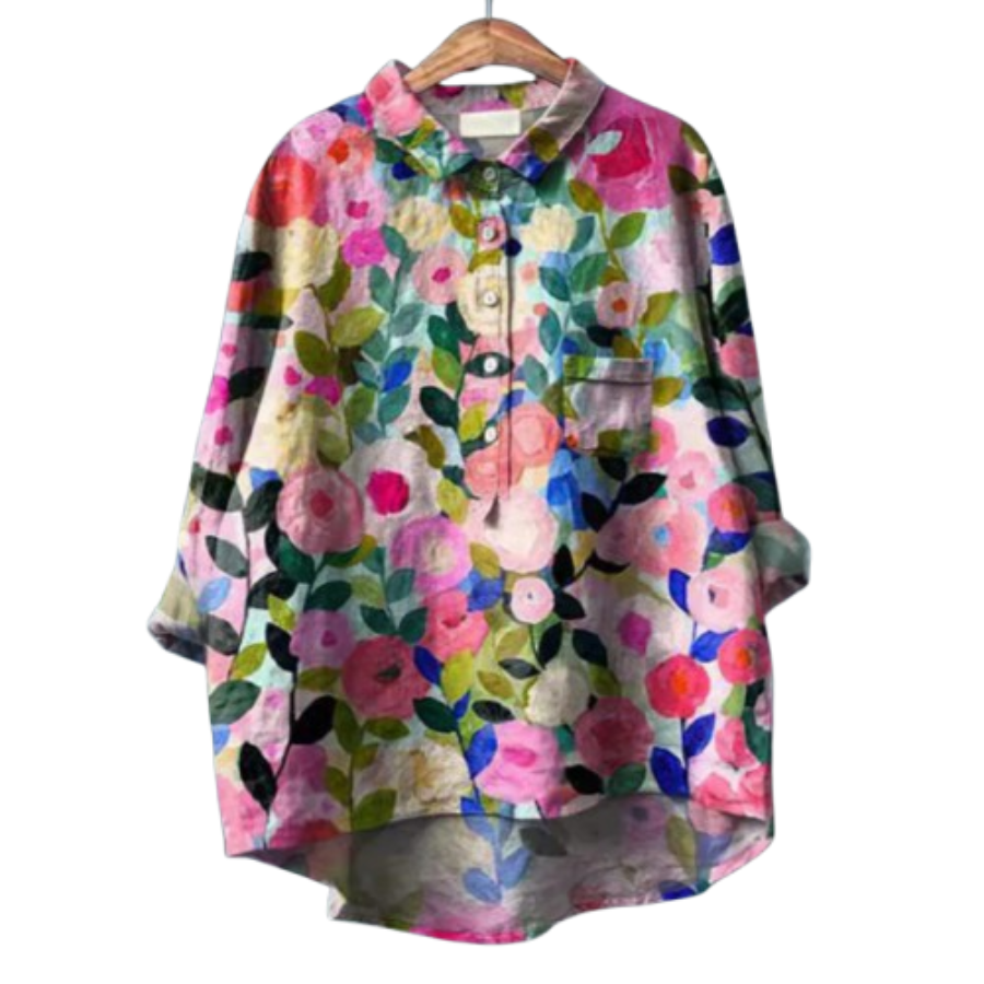Melody | Floral Women’s Blouse | Soft and Elegant