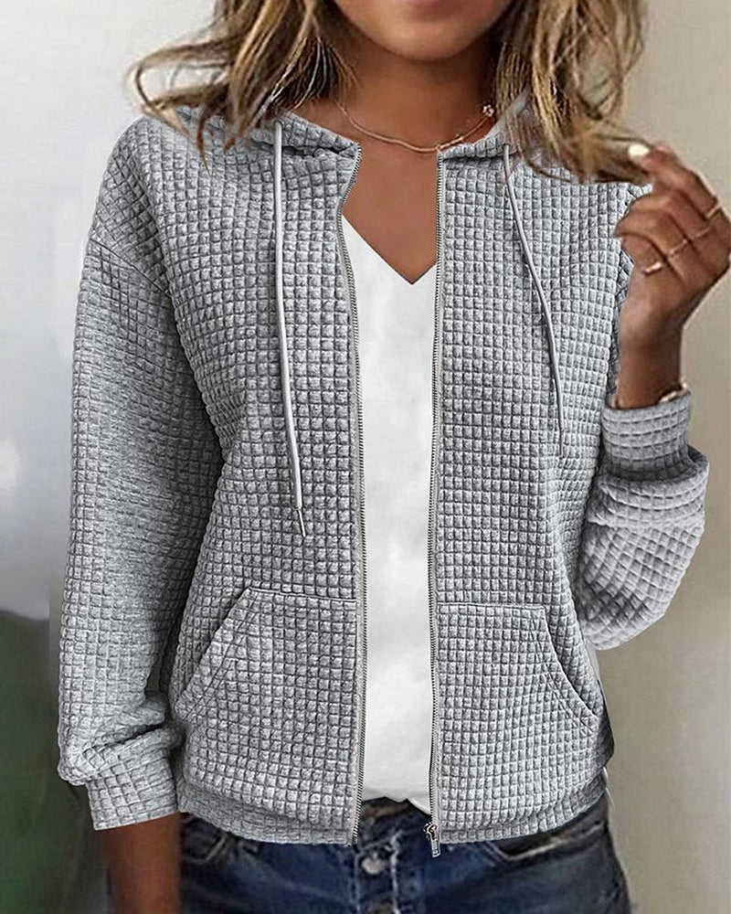 Madeline | Women's Casual Zip-Up Jacket, Lightweight Windproof Utility Jacket for Everyday Wear