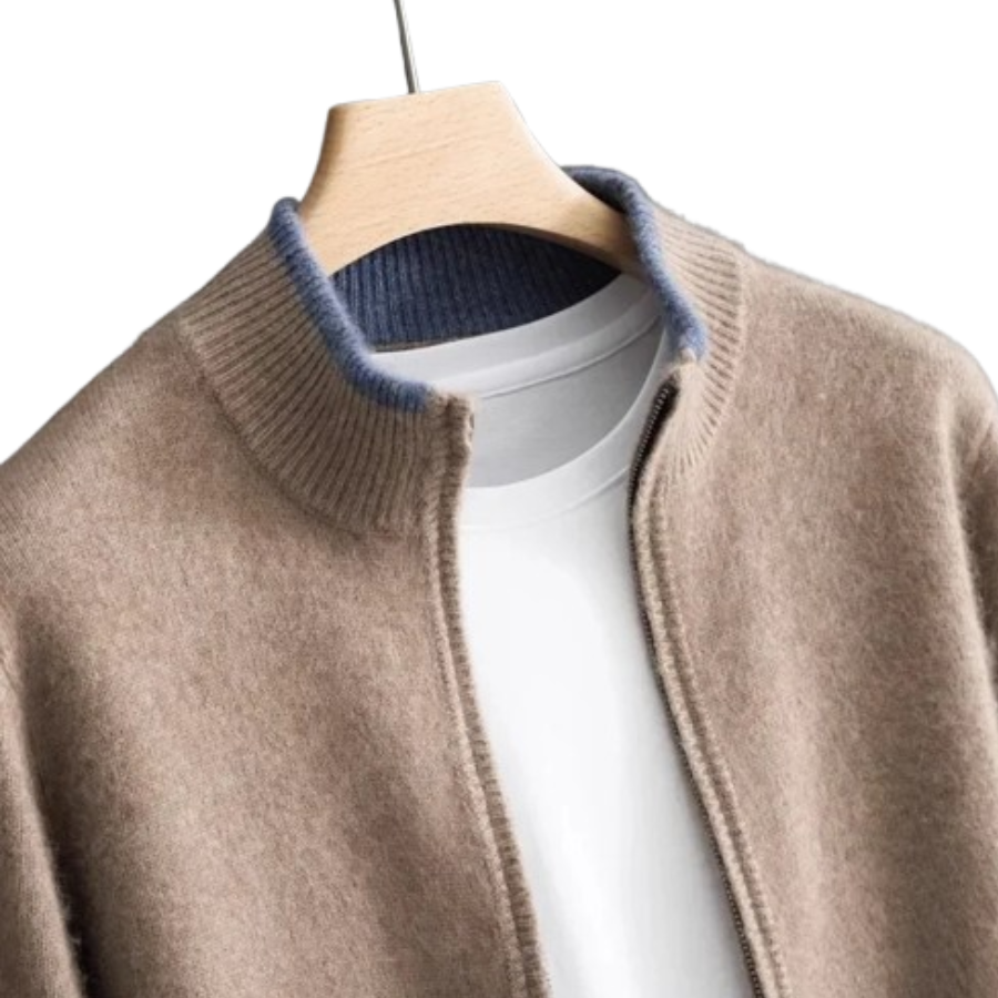 Franklin | Cashmere Zip Jacket | Refined and Comfortable