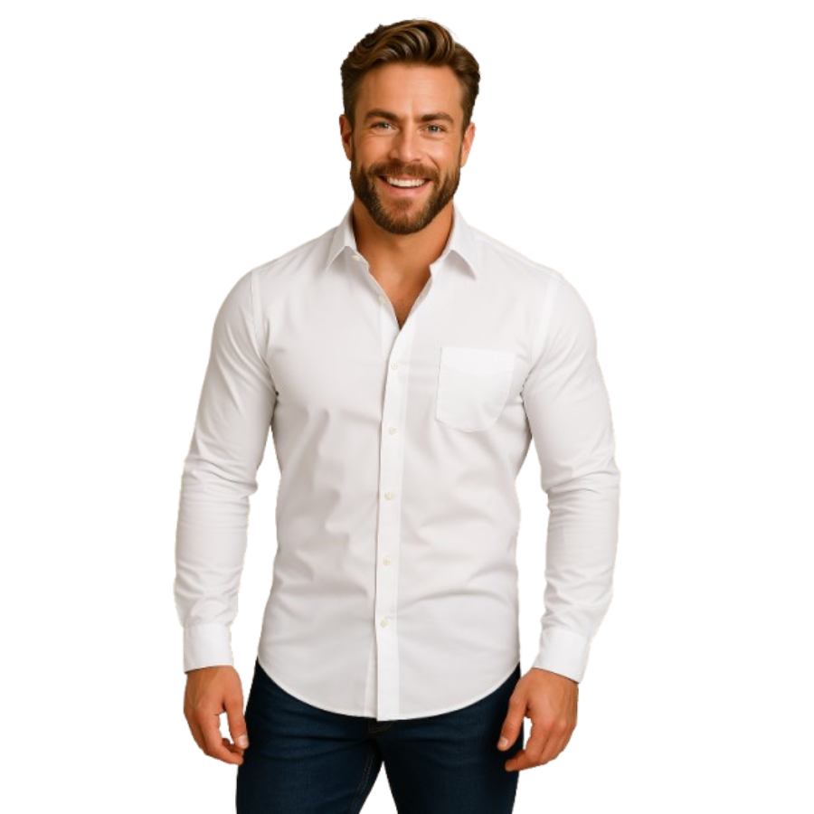 Pavel | Men’s Long-Sleeved Shirt | Structured and Effortless