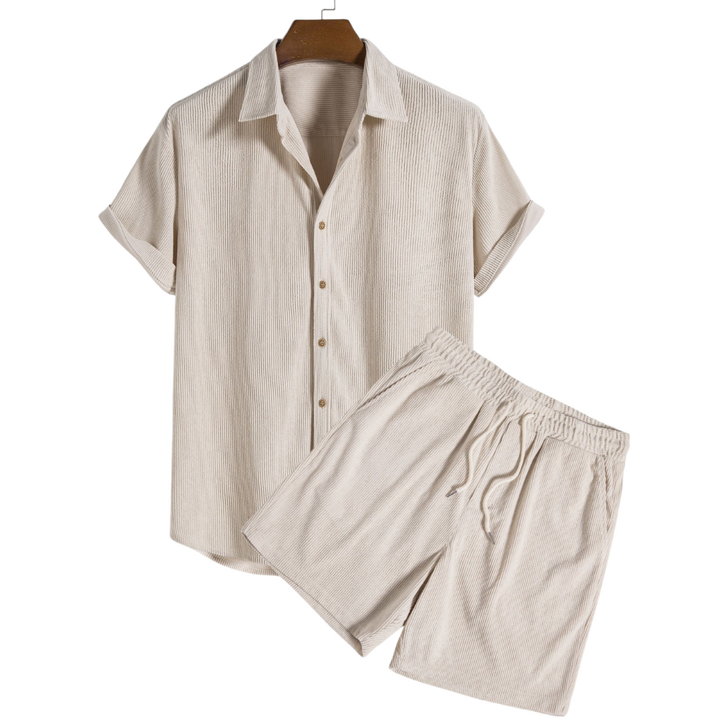 Cedric | Men's Short Sleeve Summer Set | Comfortable and Contemporary