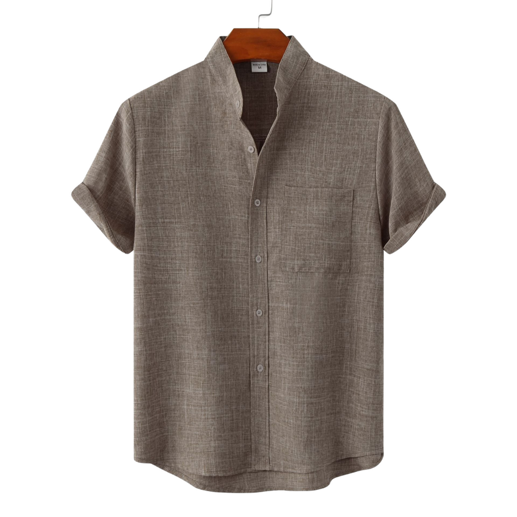 Lucas | Men’s Short Sleeve Summer Shirt | Lightweight Everyday Comfort & Style